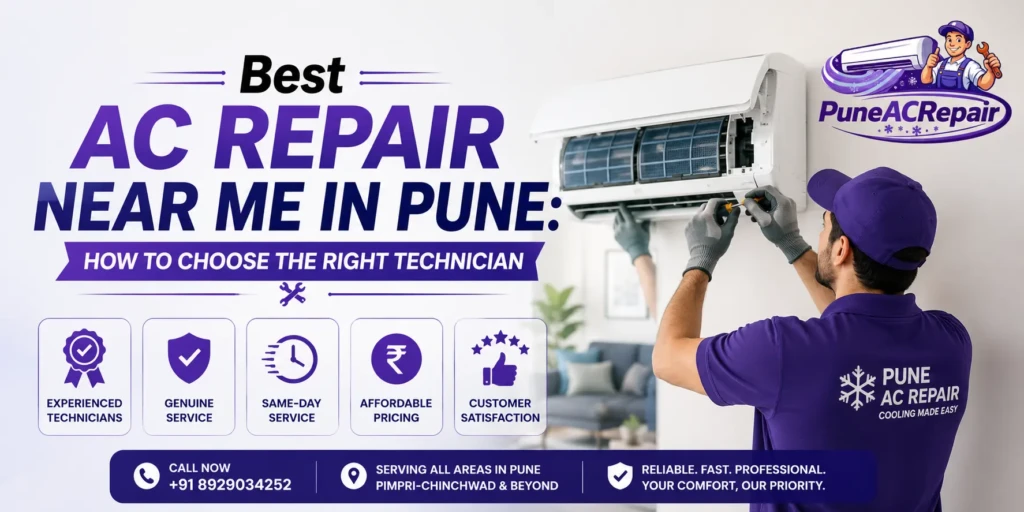 Best AC Repair Near Me in Pune: How to Choose the Right Technician