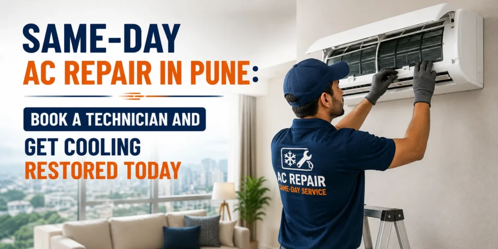 Same-Day AC Repair in Pune: Book a Technician and Get Cooling Restored Today